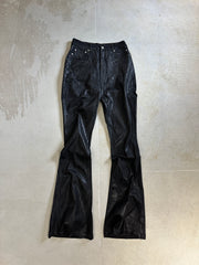 【M.U.L. Apparel Collection】COATING FLARE PANTS