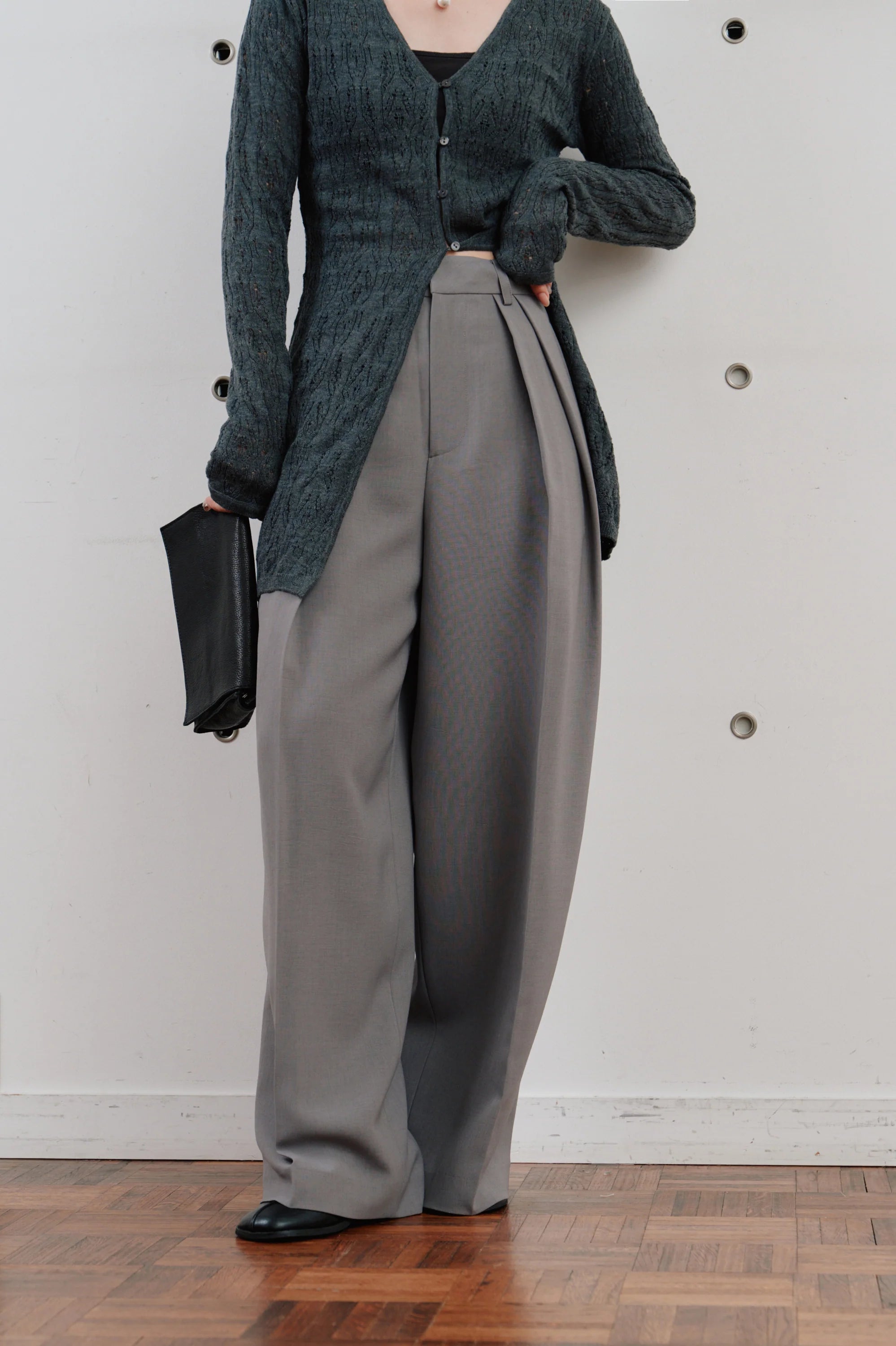 【Hella 2026 SPRING/SUMMER】double tuck wide pants