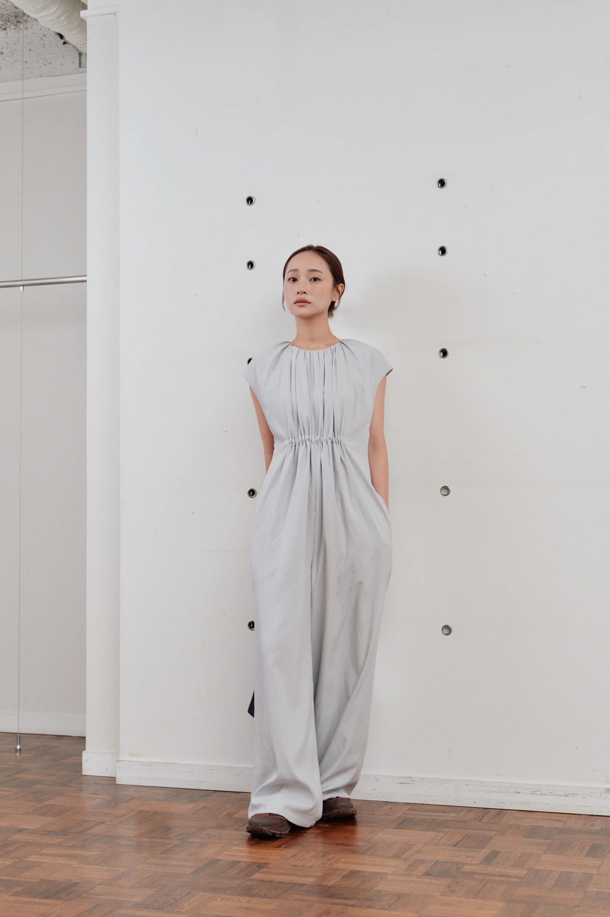 【Hella 2026 SPRING/SUMMER】gather neck combinaison