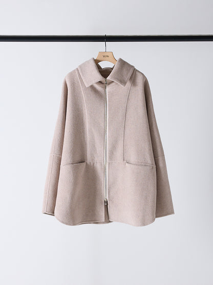 【YENN 2025 AUTUMN/WINTER】ZIP COLLAR MID COAT