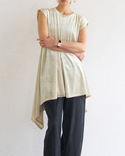 【YENN 2026 PRE-FALL COLECTION】IRREGULAR HEM TUNIC