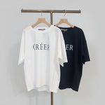 【Anna Kerry】CREERロゴTシャツ - Champdelarose