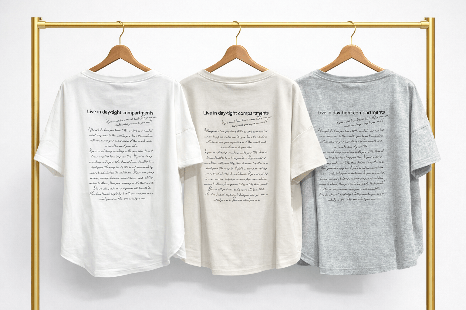 【Anna Kerry】"SUBLIMITY"フライスTシャツ - Champdelarose