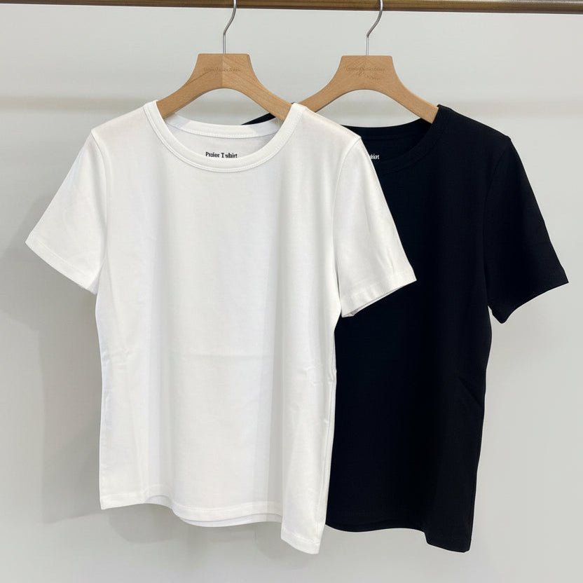 【Anna Kerry】フライスミニマルTシャツ - Champdelarose