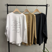 【Anna Kerry】ハンドリトゥンロゴロンTee - Champdelarose