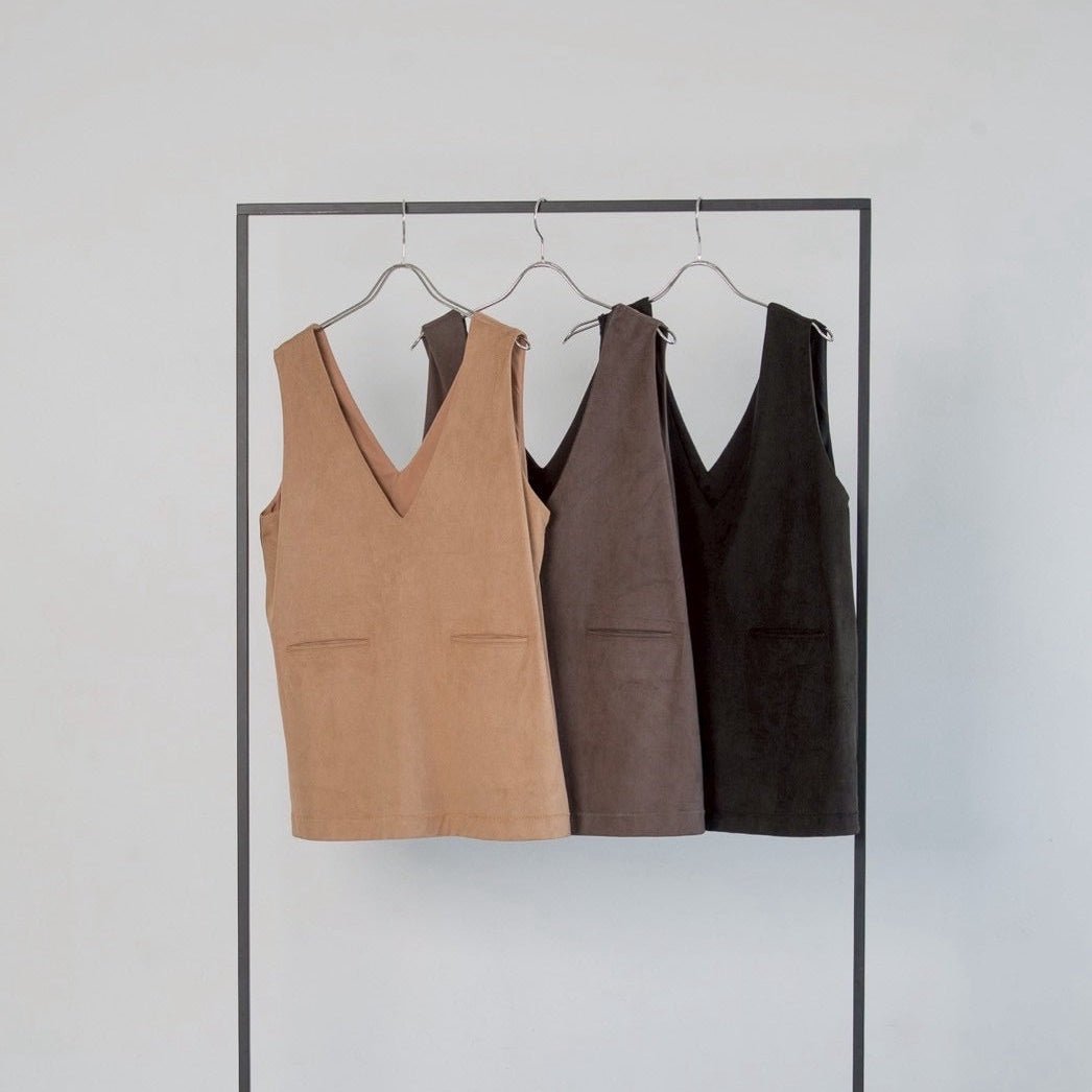 【ante aciem 26 AW exhibition】トナカイスエードベスト - 9月下旬頃発送 - Champdelarose