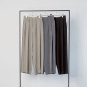 【ante aciem 26 AW exhibition】メランジヘリンボーンツイードPT - 9月下旬頃発送 - Champdelarose