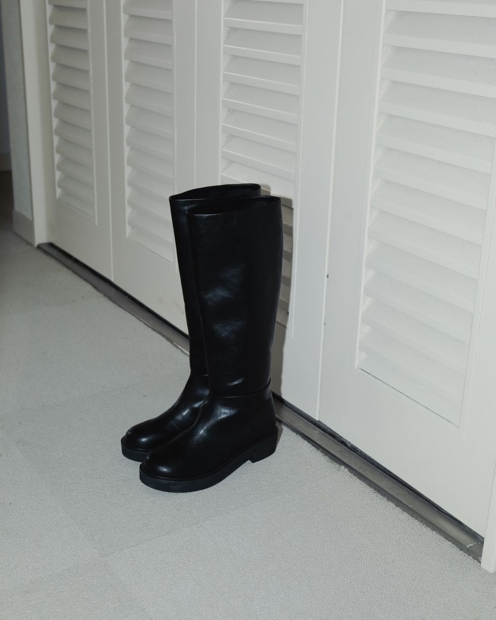 【anuke 2026 PRE FALL COLLECTION】 Ecoleather Long Boots - Champdelarose