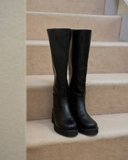 【anuke 2026 PRE FALL COLLECTION】 Ecoleather Long Boots - Champdelarose