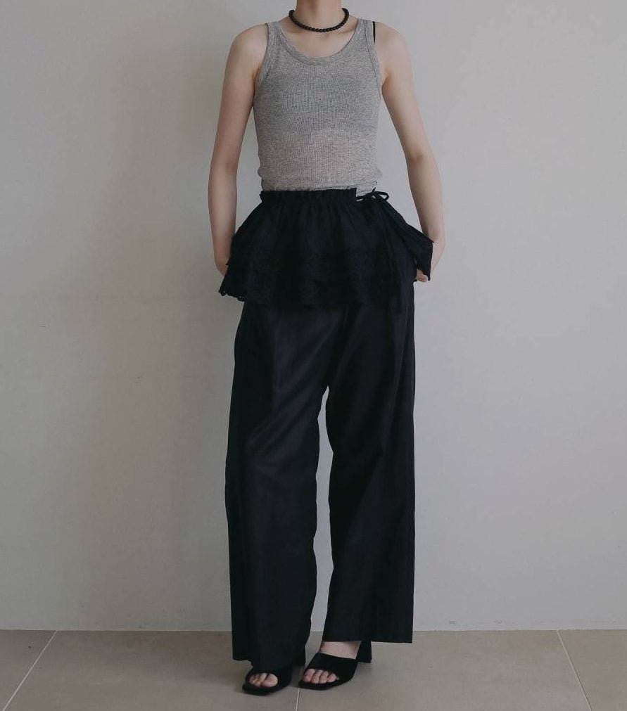 【anuke 2026 PRE FALL COLLECTION】2way Lace Skirt - Champdelarose