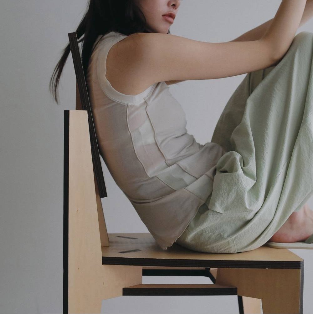 【anuke 2026 PRE FALL COLLECTION】Bicolor Tank Top - Champdelarose