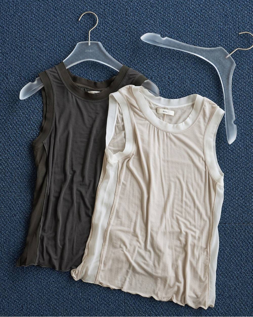 【anuke 2026 PRE FALL COLLECTION】Bicolor Tank Top - Champdelarose