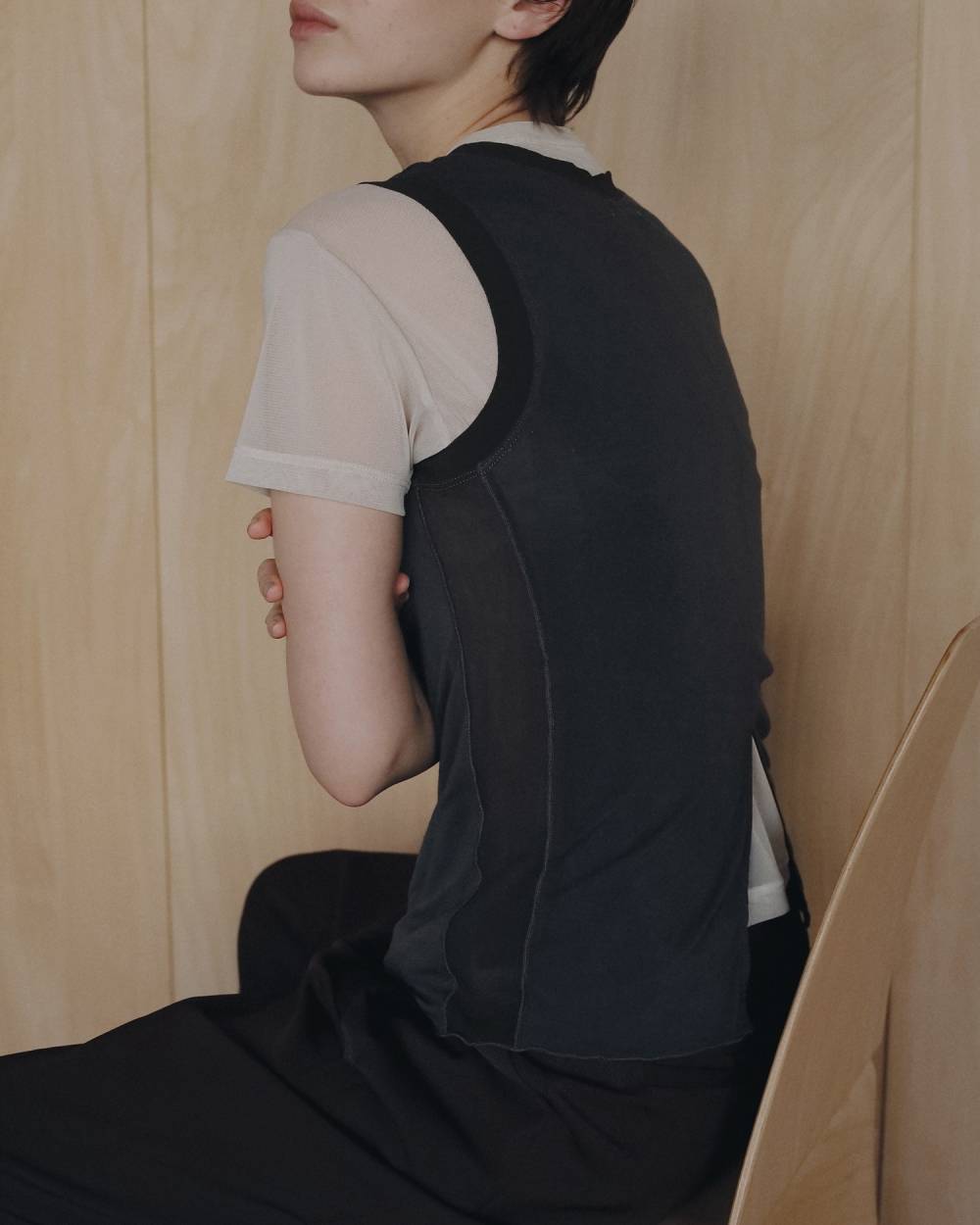 【anuke 2026 PRE FALL COLLECTION】Bicolor Tank Top - Champdelarose
