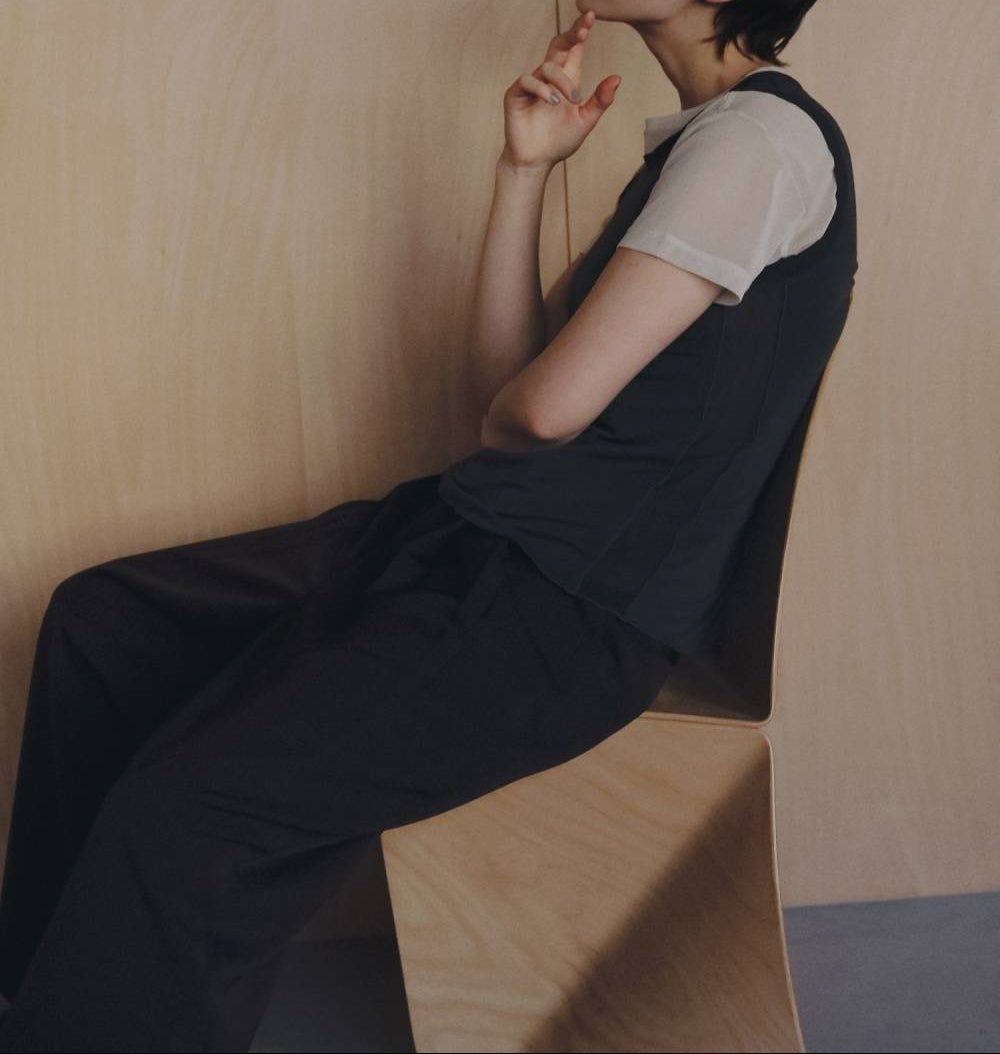 【anuke 2026 PRE FALL COLLECTION】Bicolor Tank Top - Champdelarose