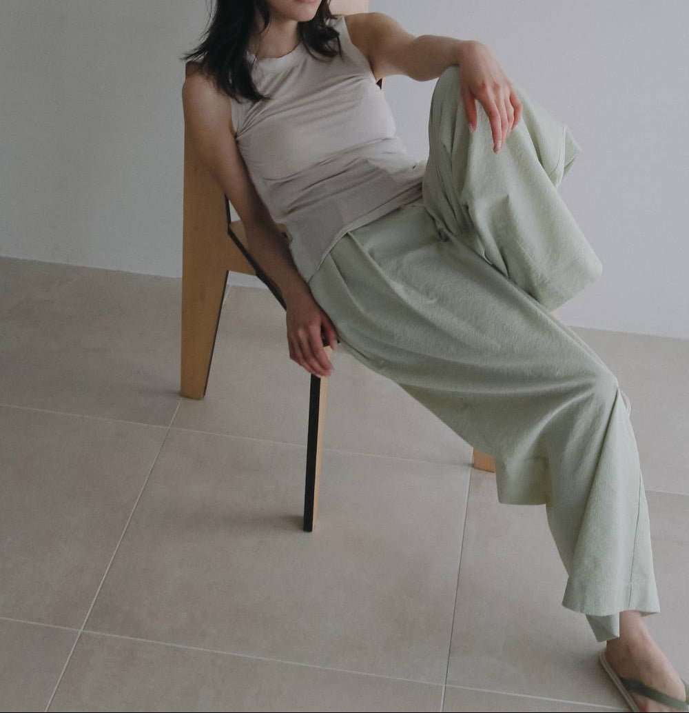 【anuke 2026 PRE FALL COLLECTION】Bicolor Tank Top - Champdelarose