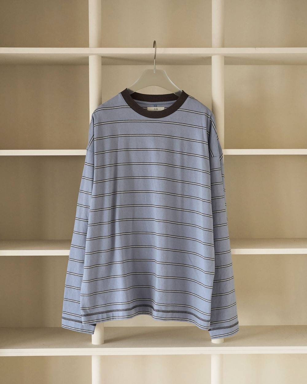 【anuke 2026 PRE FALL COLLECTION】Border Loose Long T-shirts - Champdelarose