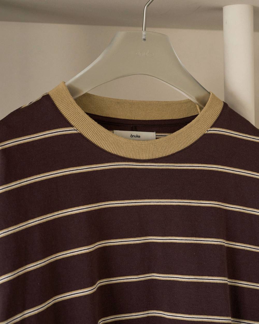 【anuke 2026 PRE FALL COLLECTION】Border Loose Long T-shirts - Champdelarose