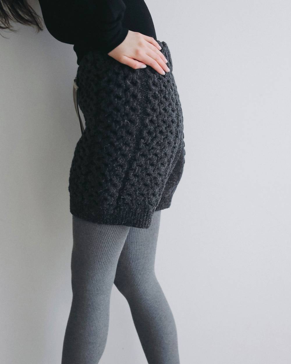 【anuke 2026 PRE FALL COLLECTION】Cable Knit Bloomer - Champdelarose