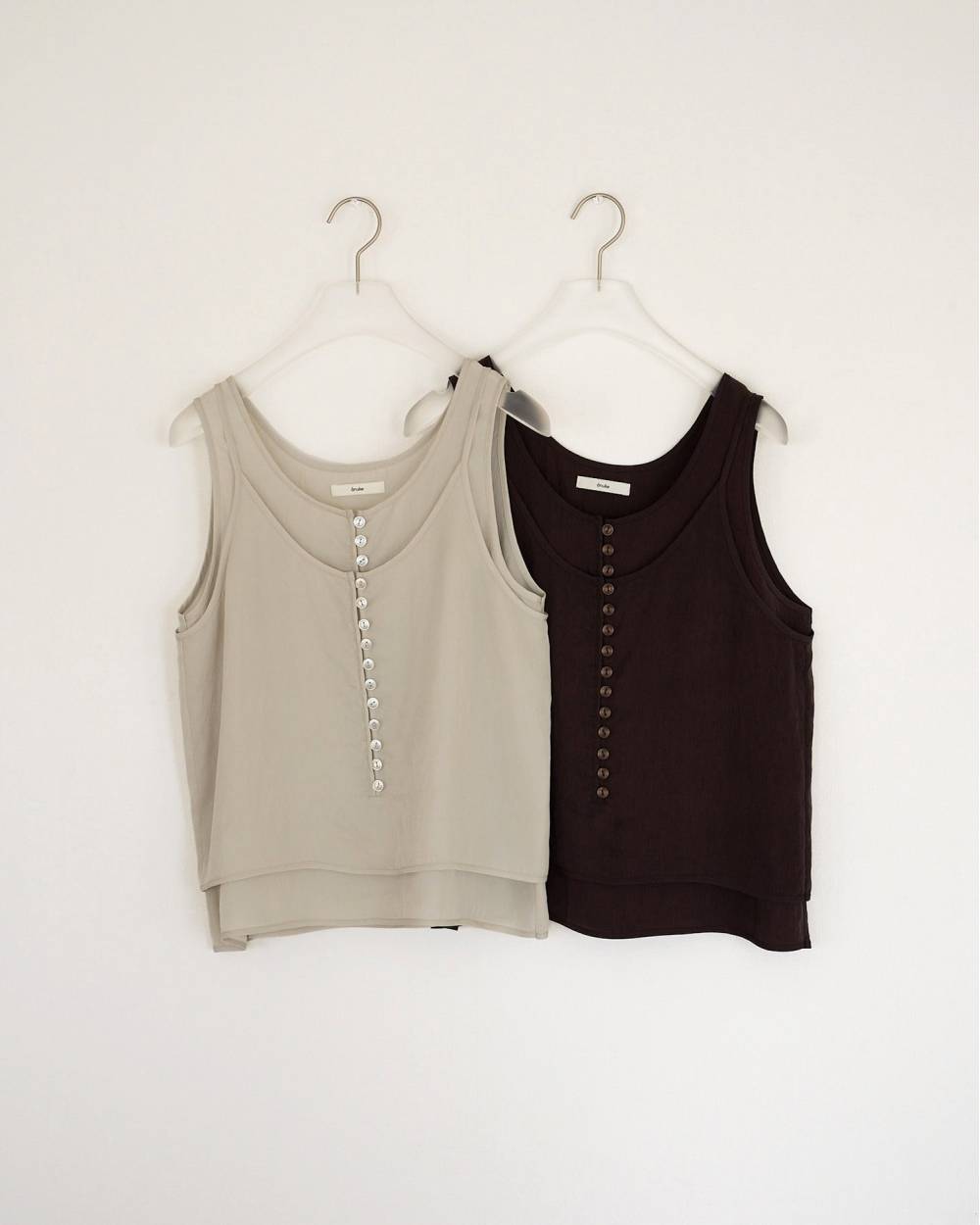 【anuke 2026 PRE FALL COLLECTION】Camisole Layered Tanktop - Champdelarose