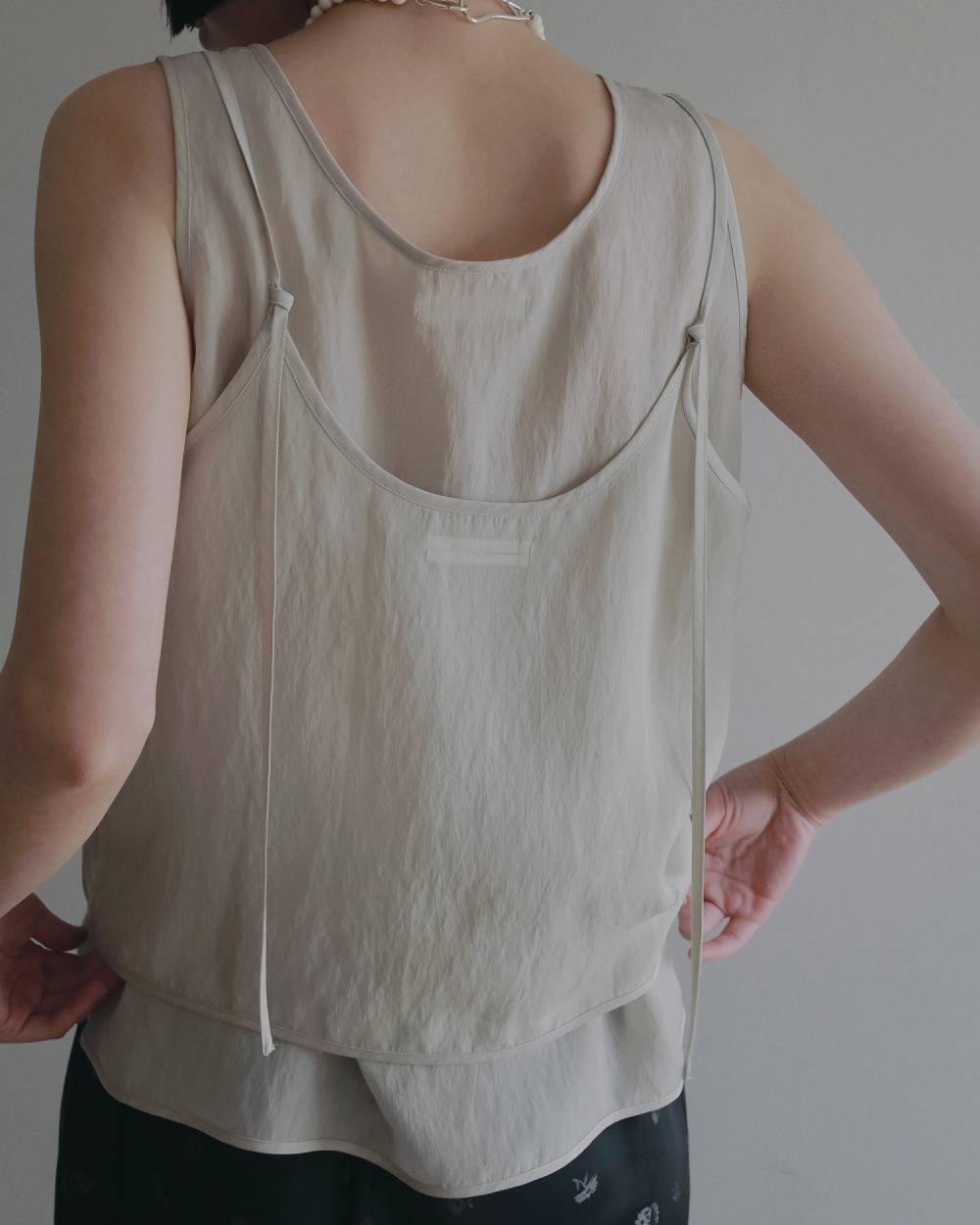 【anuke 2026 PRE FALL COLLECTION】Camisole Layered Tanktop - Champdelarose