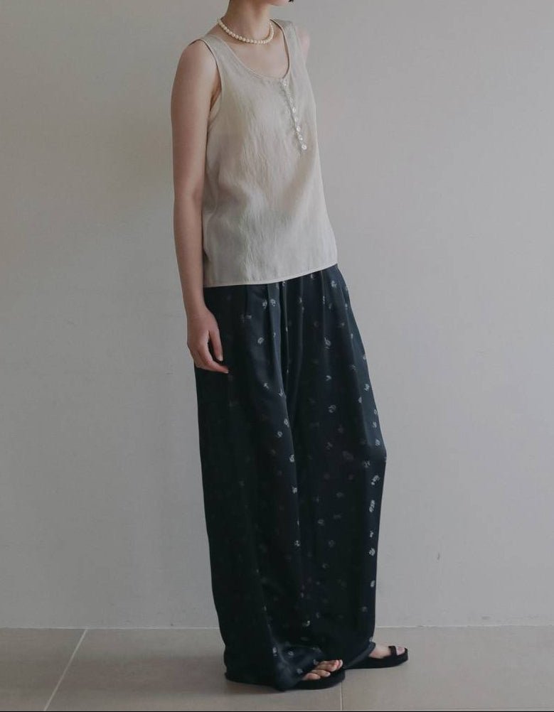 【anuke 2026 PRE FALL COLLECTION】Camisole Layered Tanktop - Champdelarose