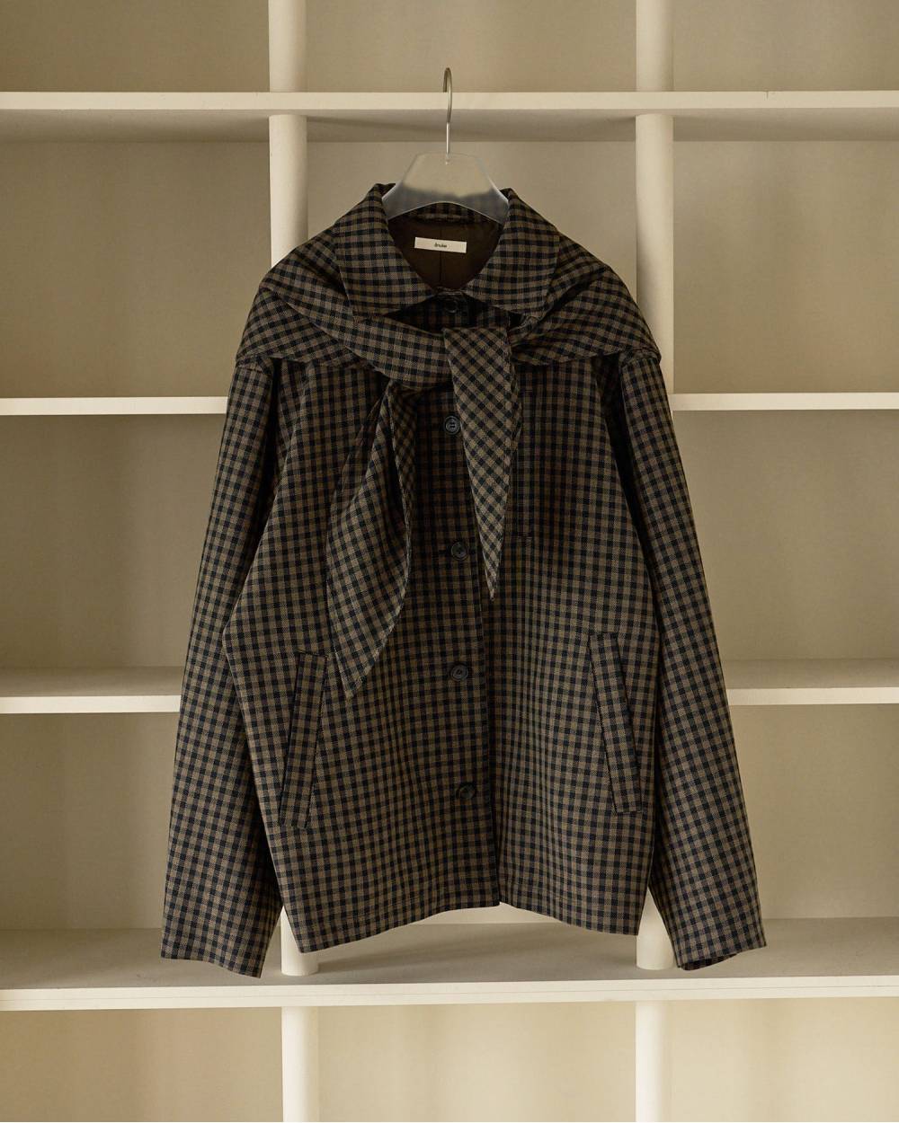【anuke 2026 PRE FALL COLLECTION】Check Coverall Jacket - Champdelarose