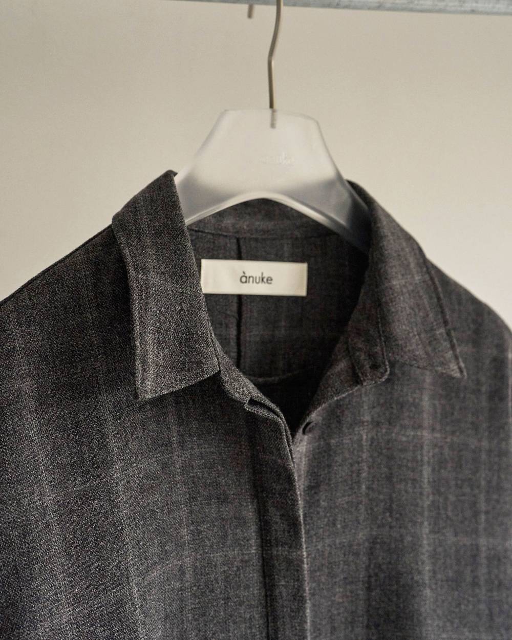 【anuke 2026 PRE FALL COLLECTION】Check Shirts Combinaison - Champdelarose