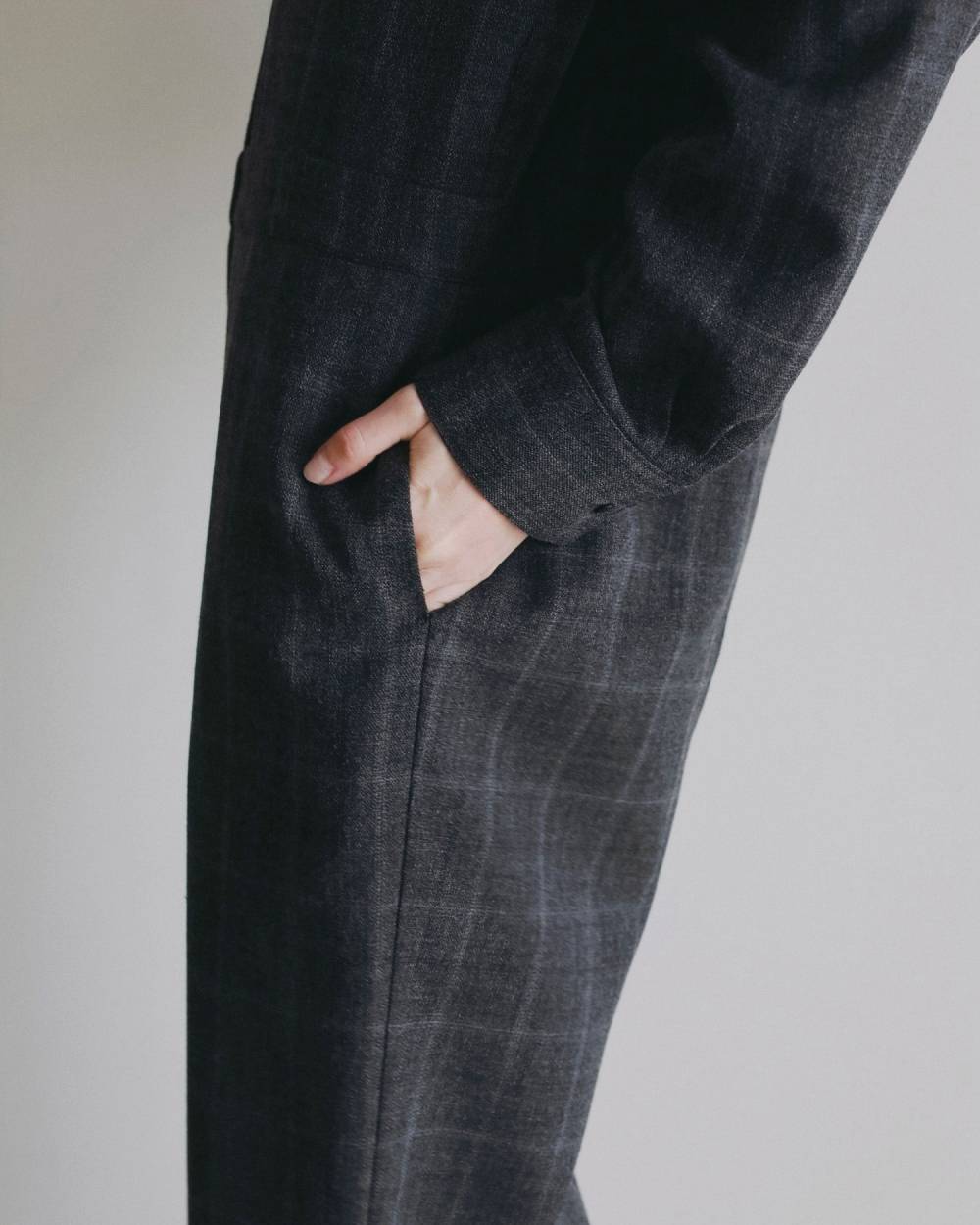 【anuke 2026 PRE FALL COLLECTION】Check Shirts Combinaison - Champdelarose