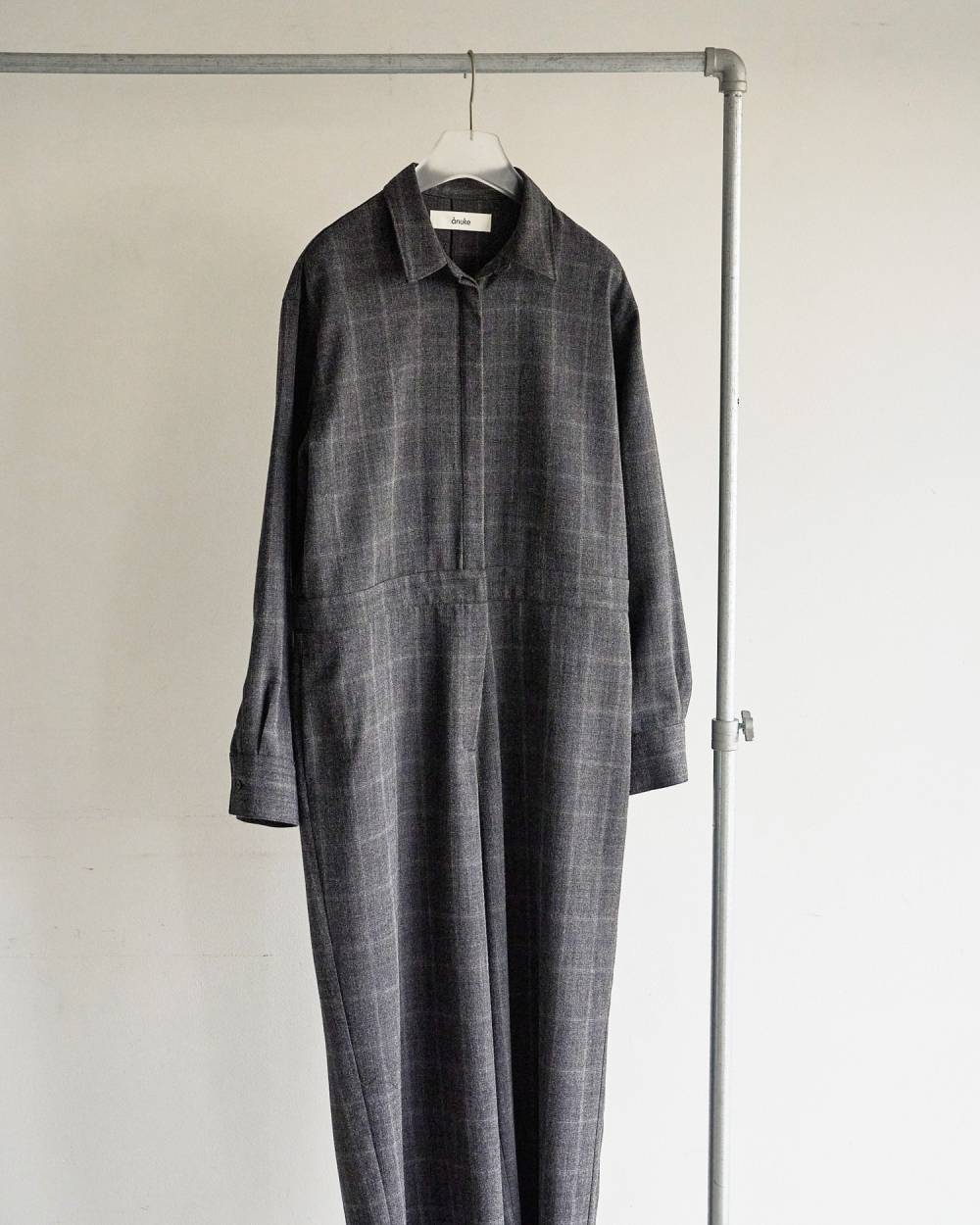 【anuke 2026 PRE FALL COLLECTION】Check Shirts Combinaison - Champdelarose