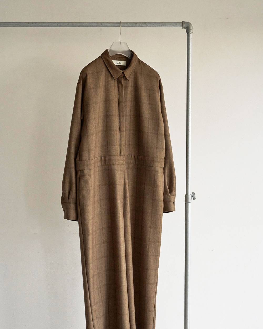 【anuke 2026 PRE FALL COLLECTION】Check Shirts Combinaison - Champdelarose