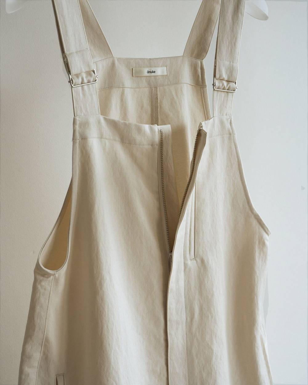 【anuke 2026 PRE FALL COLLECTION】Cotton Wide Salopette - Champdelarose