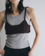 【anuke 2026 PRE FALL COLLECTION】Crochet Knit Bustier - Champdelarose