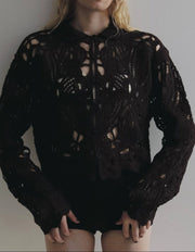 【anuke 2026 PRE FALL COLLECTION】Embroidery Over Shirts - Champdelarose