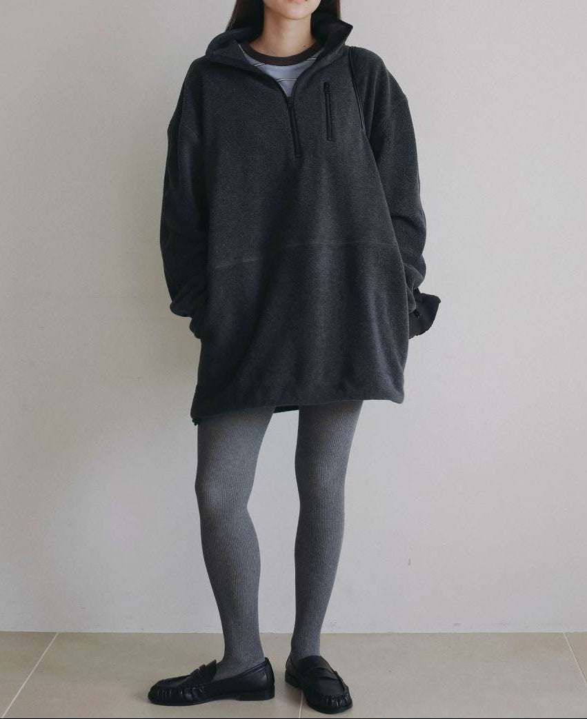 【anuke 2026 PRE FALL COLLECTION】Fleece 2way Onepiece - Champdelarose