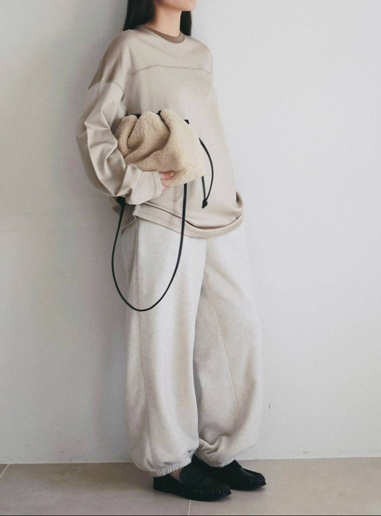 【anuke 2026 PRE FALL COLLECTION】Fleece Rough Pants - Champdelarose