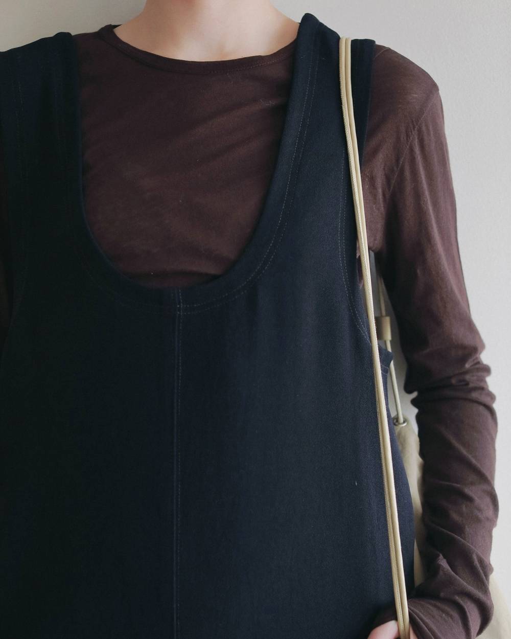 【anuke 2026 PRE FALL COLLECTION】Gather Compact Tops - Champdelarose