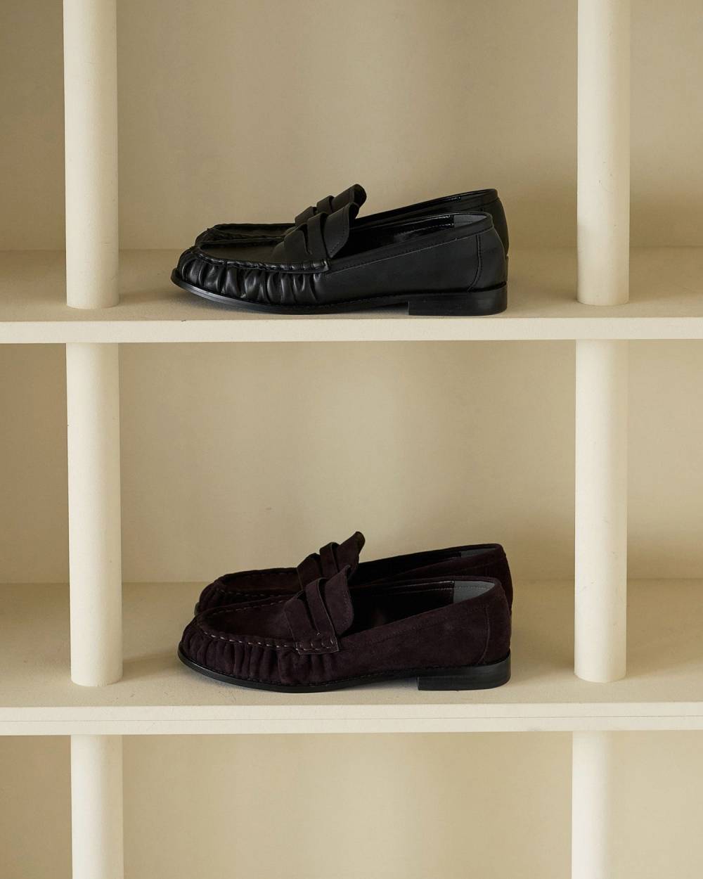 【anuke 2026 PRE FALL COLLECTION】Gather Loafers - Champdelarose