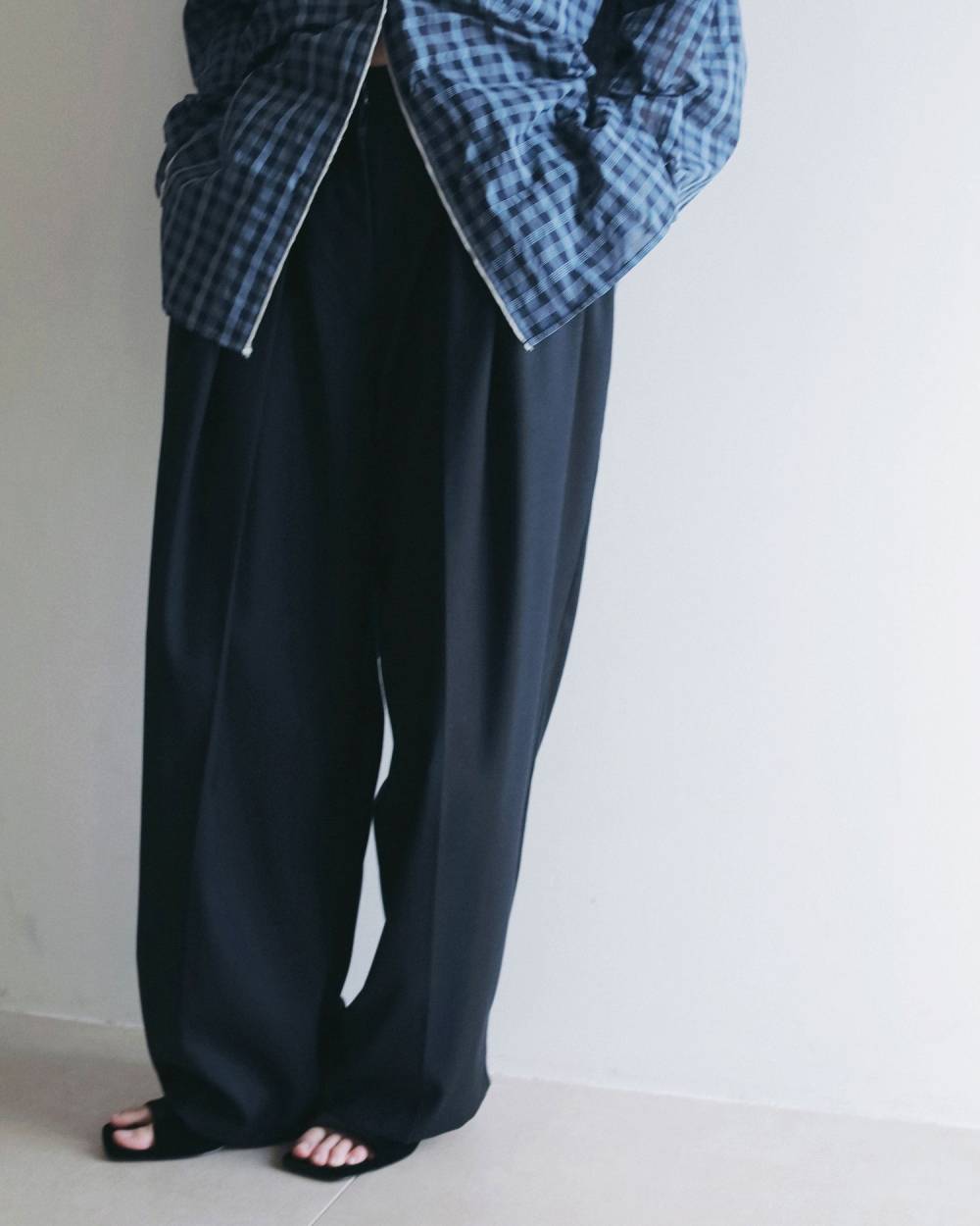 【anuke 2026 PRE FALL COLLECTION】Hightwist Cocoon Pants - Champdelarose