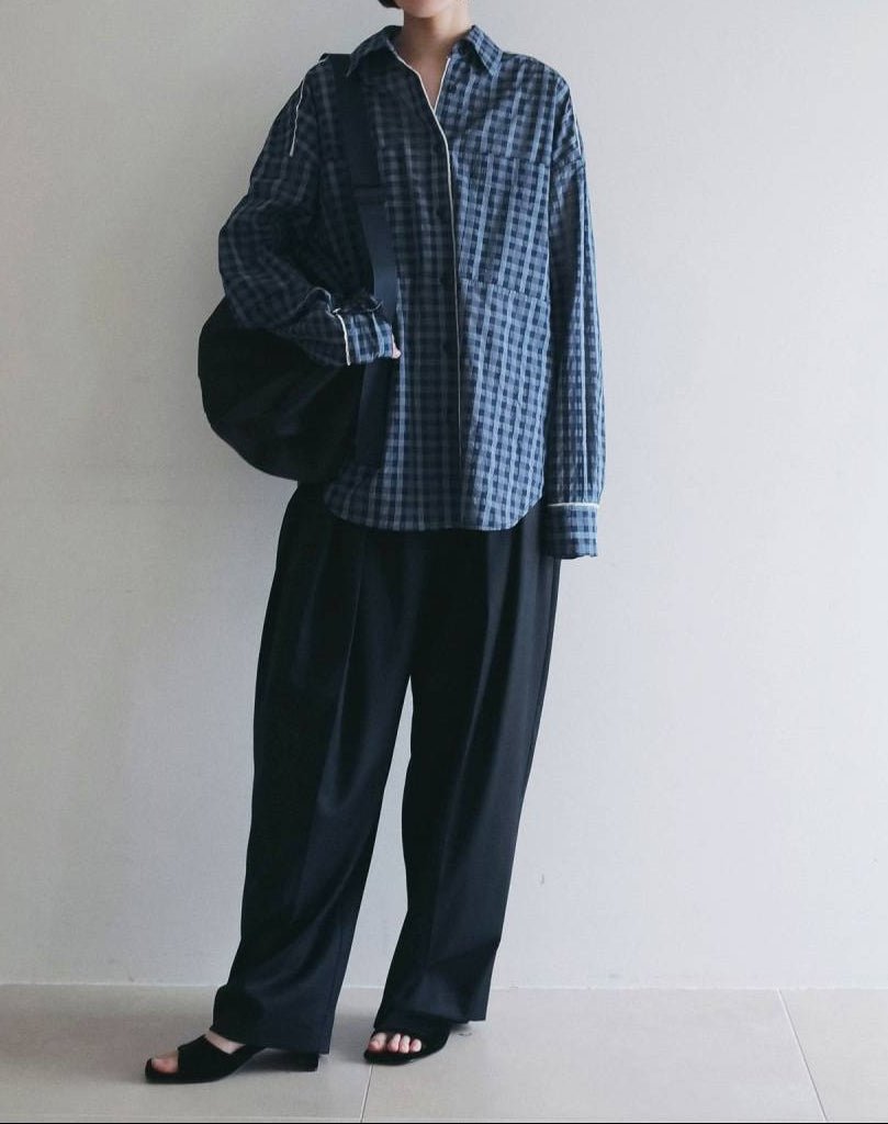 【anuke 2026 PRE FALL COLLECTION】Hightwist Cocoon Pants - Champdelarose