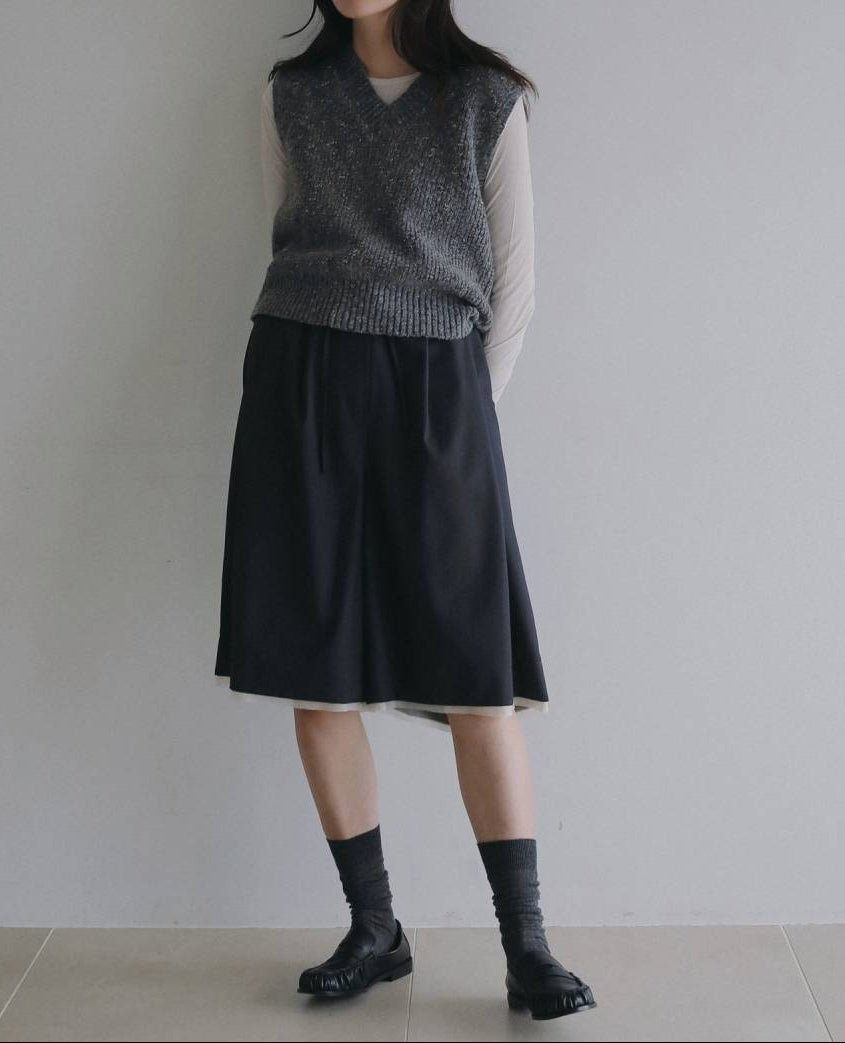 【anuke 2026 PRE FALL COLLECTION】Hightwist Half Pants - Champdelarose