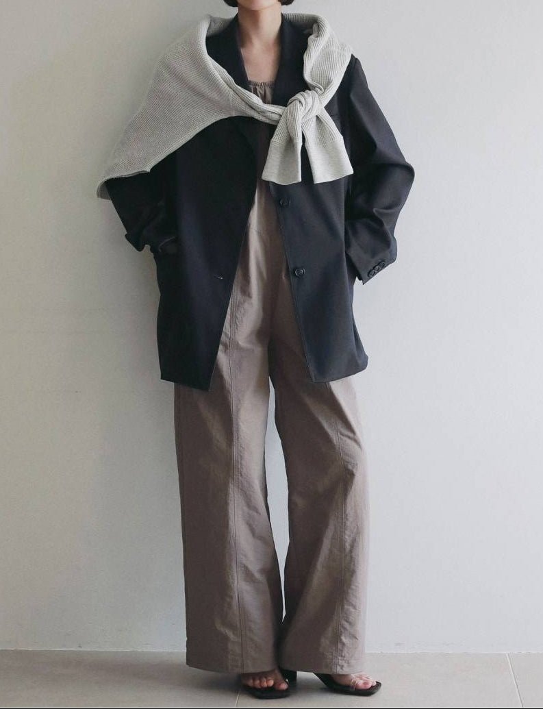 【anuke 2026 PRE FALL COLLECTION】Hightwist Over Jacket - Champdelarose