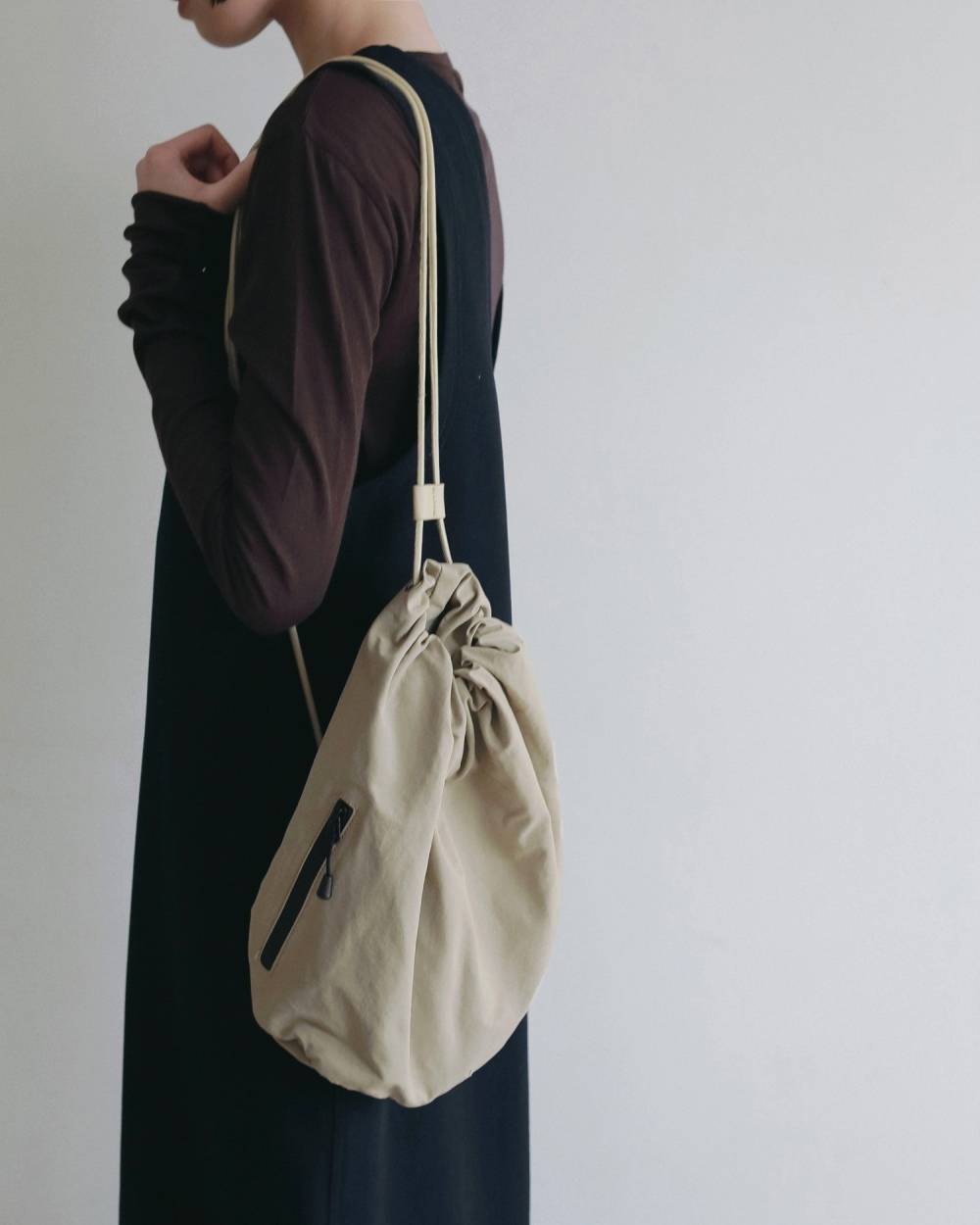 【anuke 2026 PRE FALL COLLECTION】Nylon Knapsack - Champdelarose