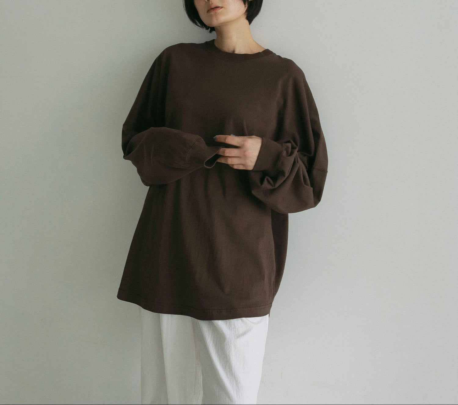 【anuke 2026 PRE FALL COLLECTION】Pattern Big Long T-shirts - Champdelarose