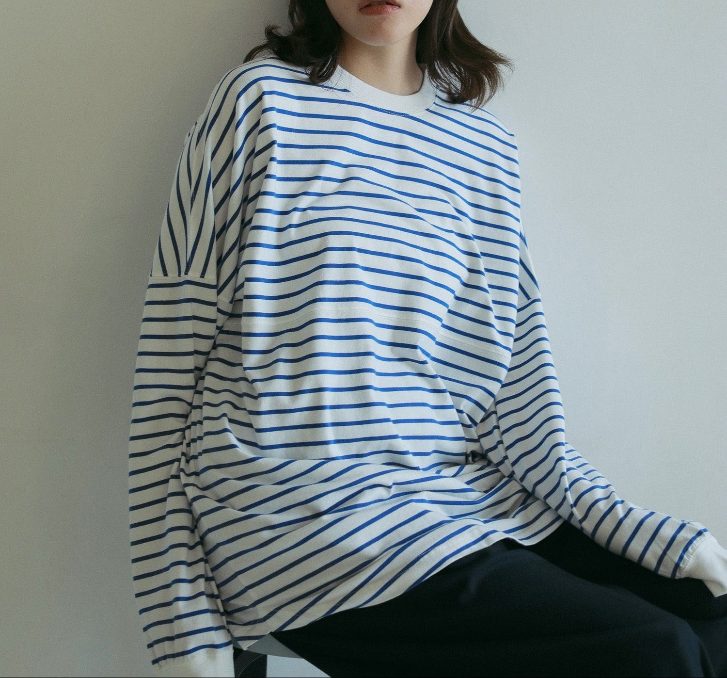 【anuke 2026 PRE FALL COLLECTION】Pattern Big Long T-shirts - Champdelarose