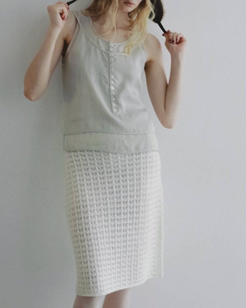【anuke 2026 PRE FALL COLLECTION】Pattern Knit Skirt - Champdelarose