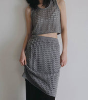 【anuke 2026 PRE FALL COLLECTION】Pattern Knit Skirt - Champdelarose