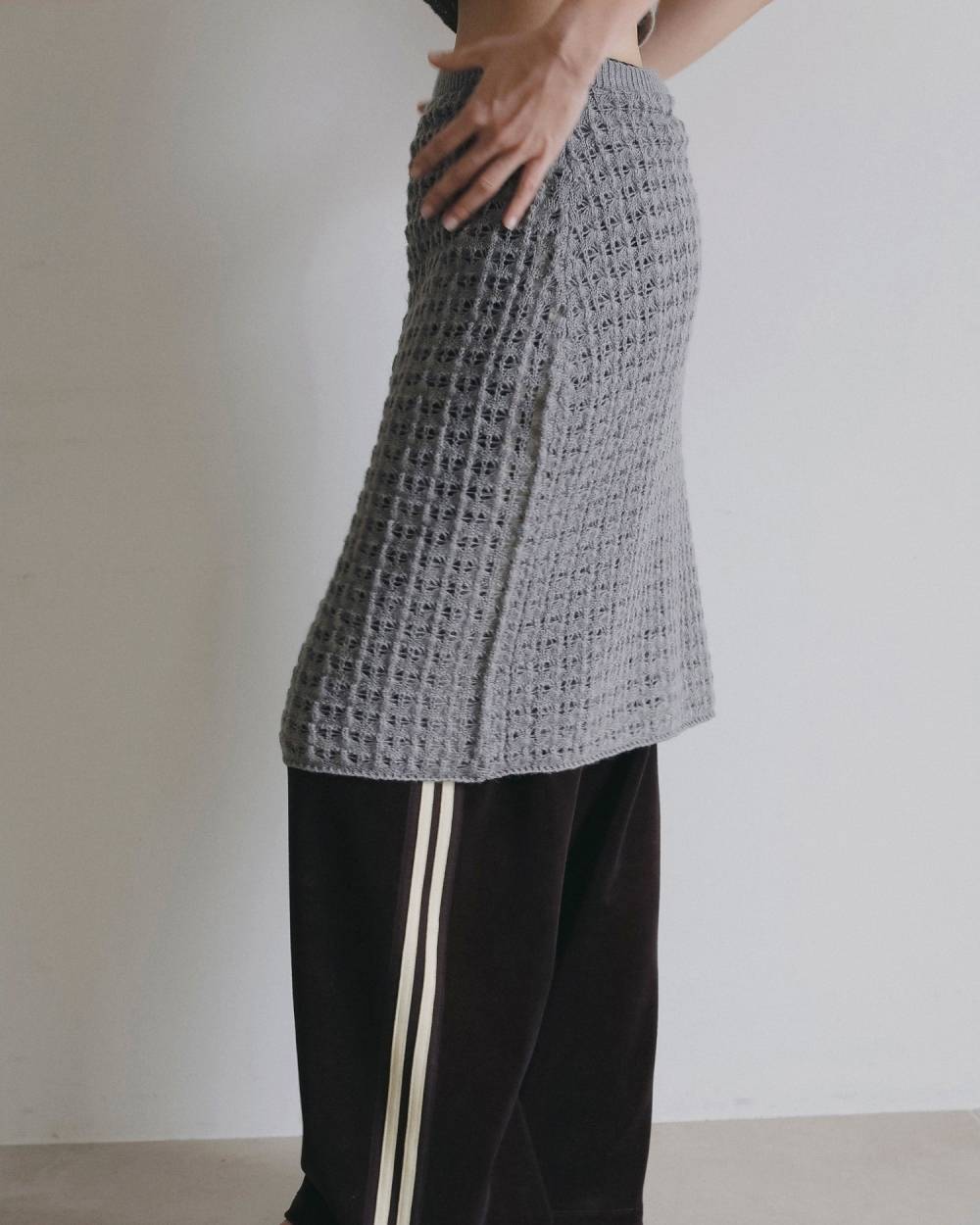 【anuke 2026 PRE FALL COLLECTION】Pattern Knit Skirt - Champdelarose