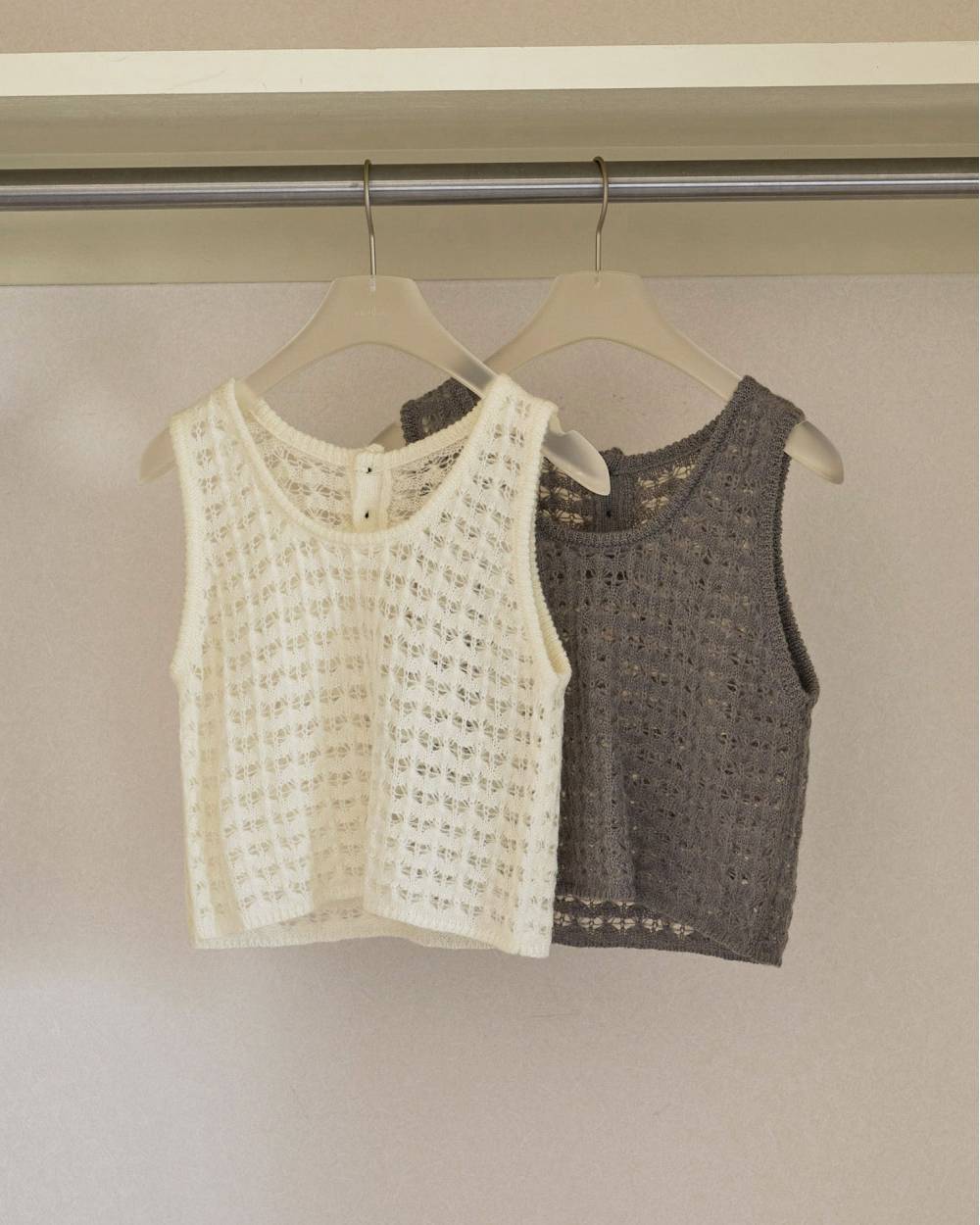 【anuke 2026 PRE FALL COLLECTION】Pattern Knit Tanktop - Champdelarose