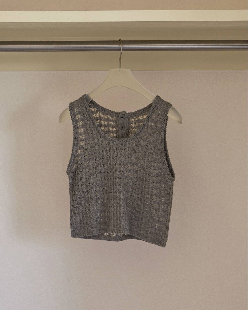 【anuke 2026 PRE FALL COLLECTION】Pattern Knit Tanktop - Champdelarose