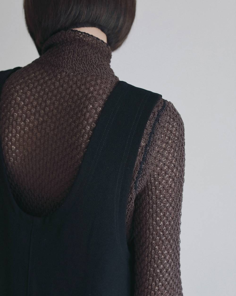【anuke 2026 PRE FALL COLLECTION】Piping Scarf Knit - Champdelarose